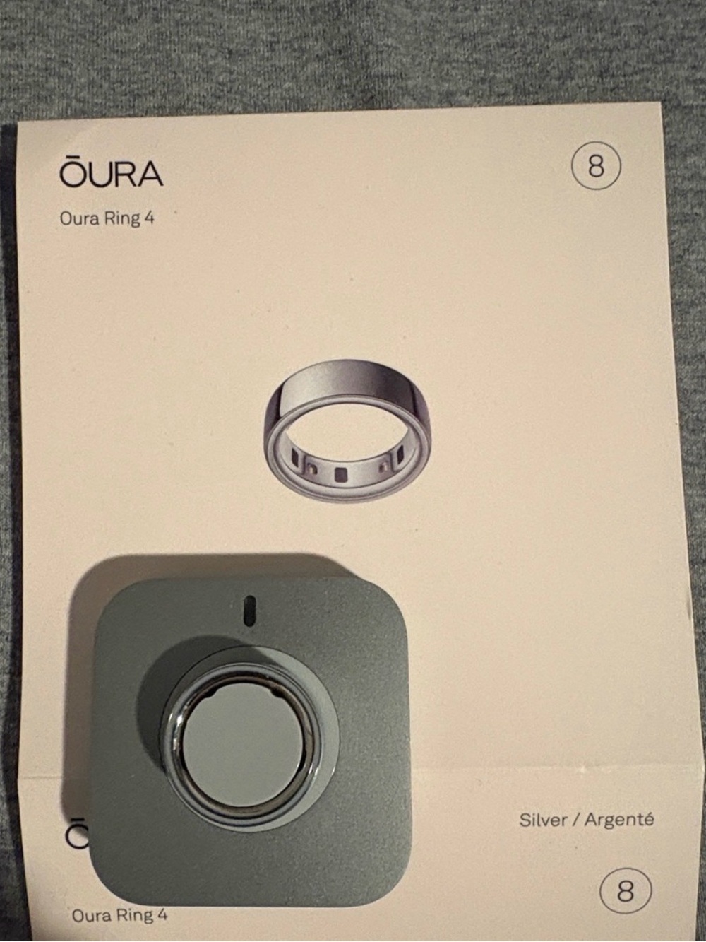 Oura Ring 4 Silver